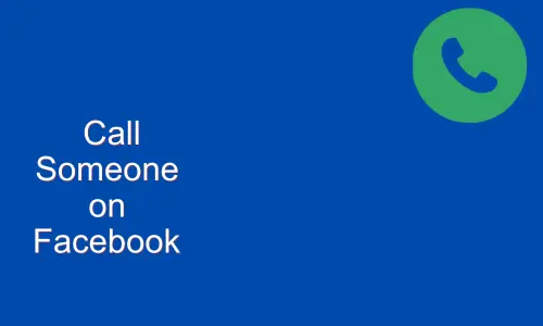 How to Call Someone on Facebook App